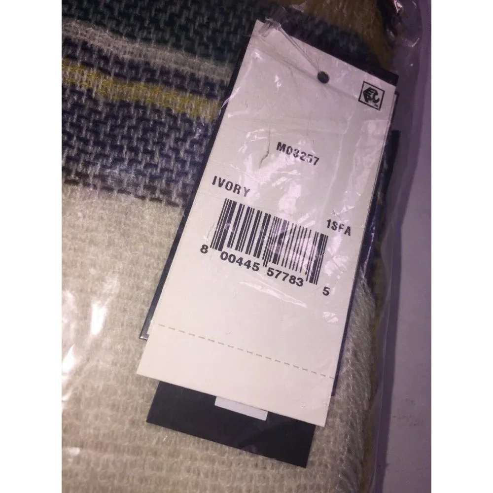 Steve Madden Classic Plaid Blanket Wrap